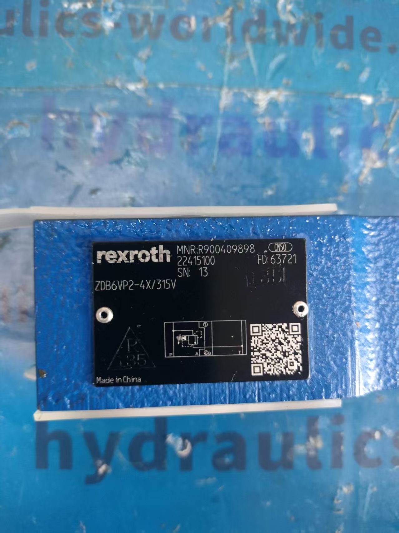 Bosch Rexroth ZDB6VP2-4X/315V R900409898 Pressure Relief Valve - Image 4