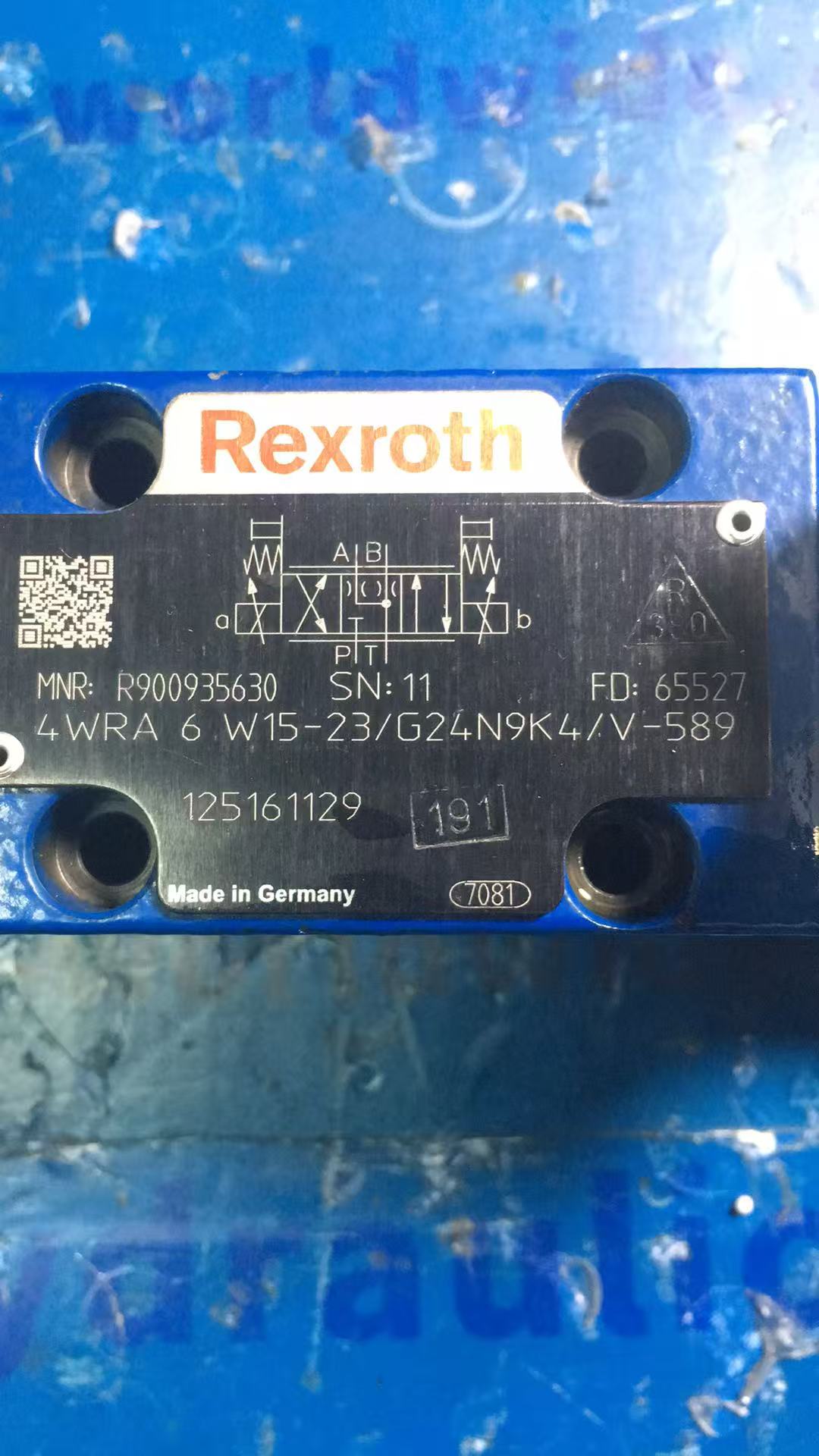 Bosch Rexroth 4WRA6W15-2X/G24N9K4/V-589 R900935630 | Proportional Directional Valve NG6 - Image 2